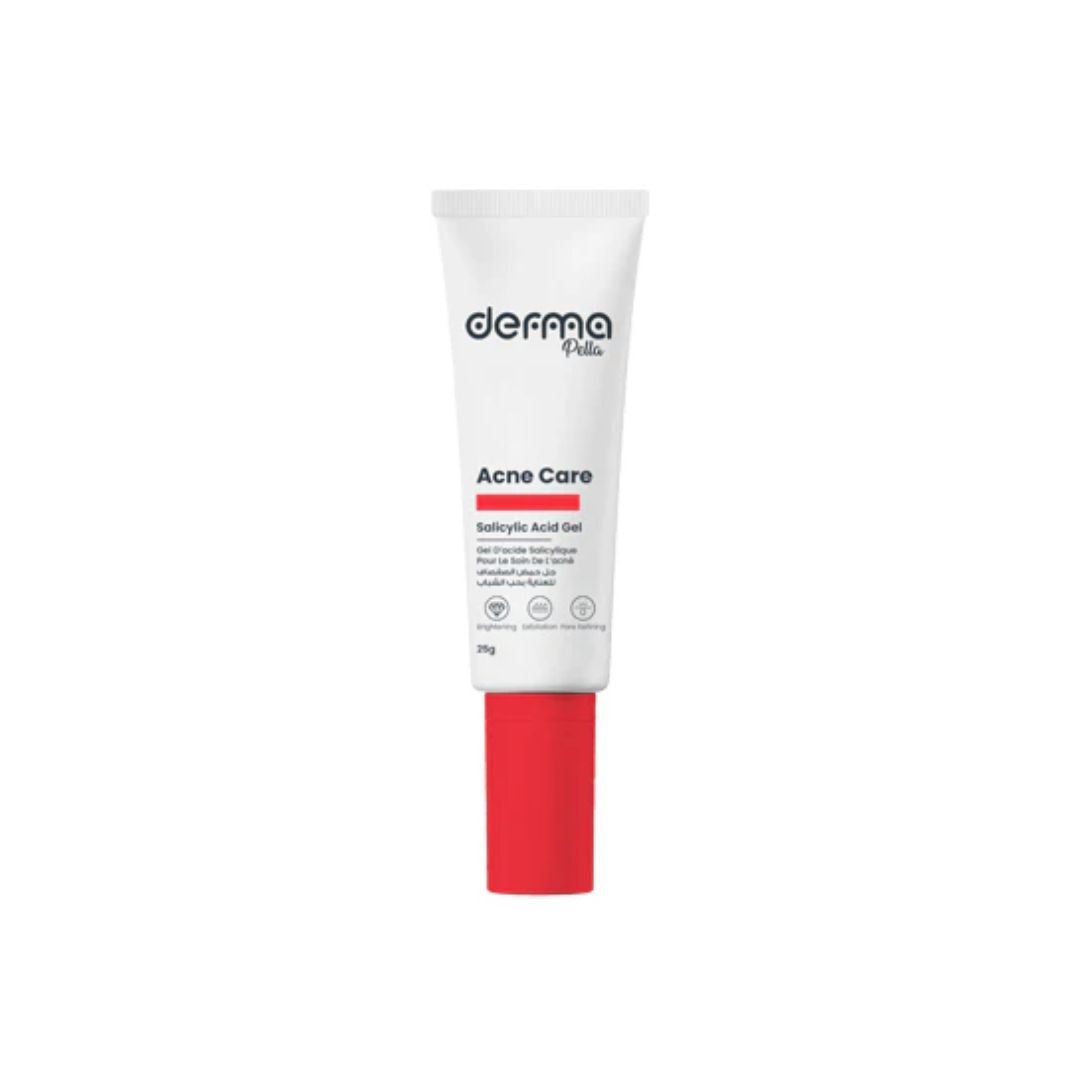 Gel anti‑acné ciblé DERMA Pella 25 g pour peau plus nette, disponible sur laparadulac.com, parapharmacie Tunisie.