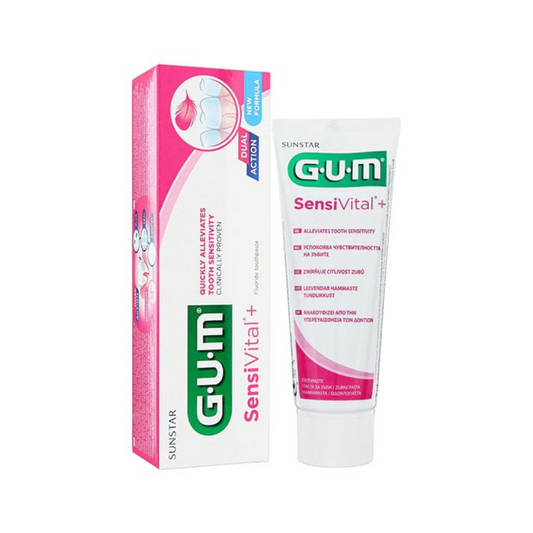 Dentifrice GUM SensiVital 75ml dents sensibles parapharmacie Tunisie laparadulac.com