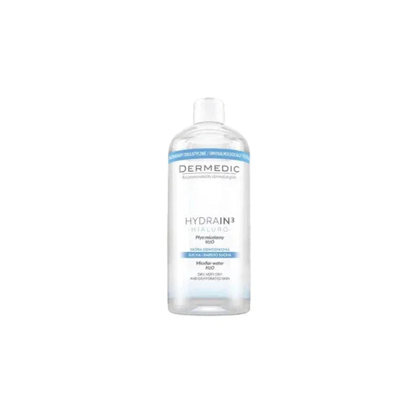 DERMEDIC HYDRAIN 3 Eau Micellaire 500ml Tunisie original authentique - parapharmacie en ligne La Para Du Lac
