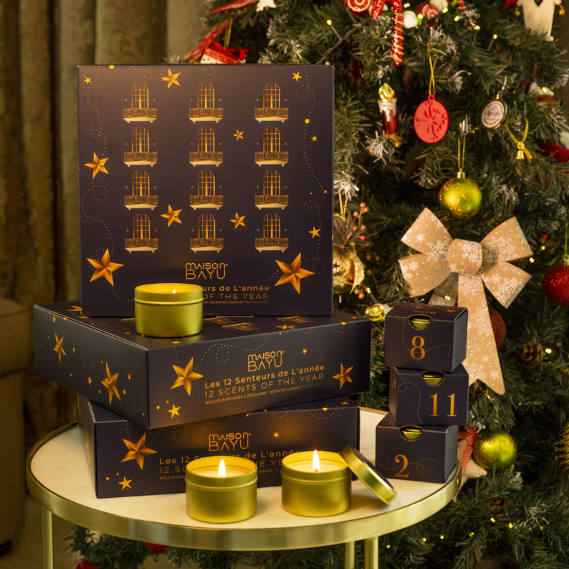 Coffret 12 bougies 12 parfums Maison bayu