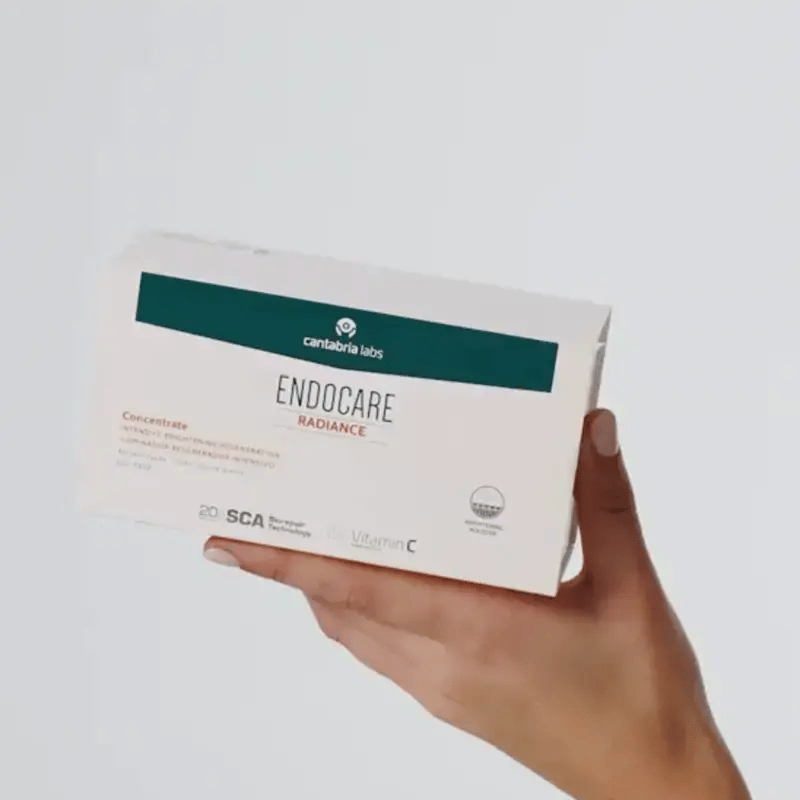 ENDOCARE Radiance Concentrate – ampoules soin éclat, anti-fatigue, booste la luminosité du teint – parapharmacie Tunisie LaparaDuLac