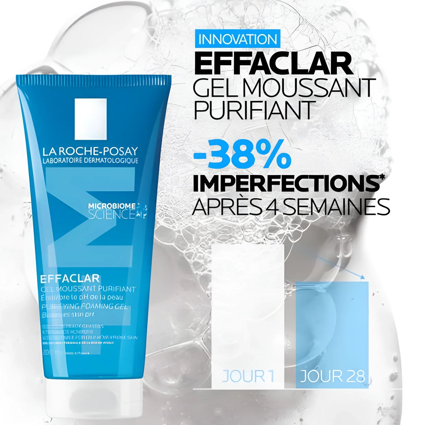 LA ROCHE POSAY EFFACLAR Gel Moussant Tunisie original authentique - parapharmacie en ligne La Para Du Lac