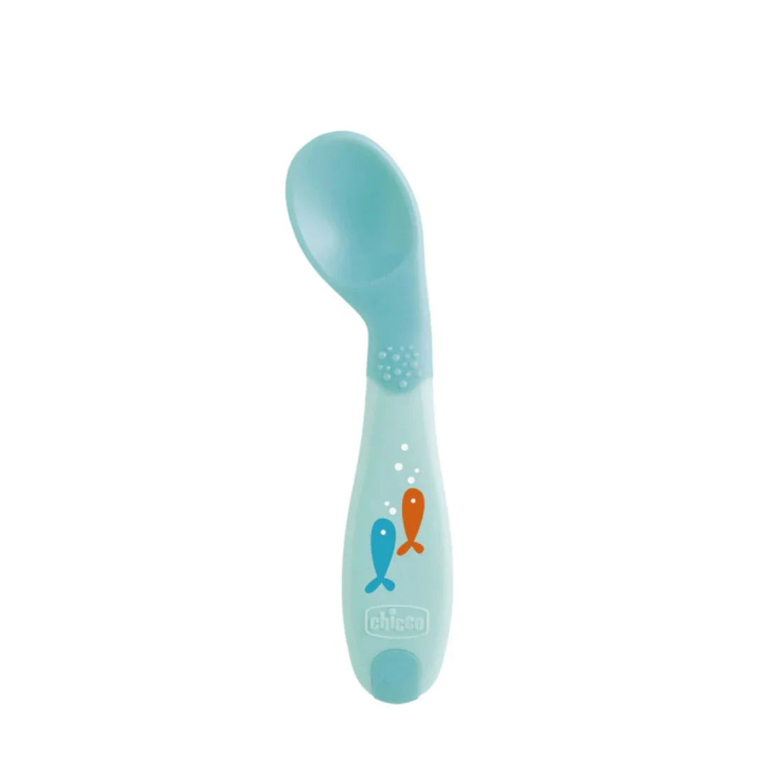 CHICCO Cuillère Bébé En Silicone 8m+ Tunisie original authentique - parapharmacie en ligne La Para Du Lac