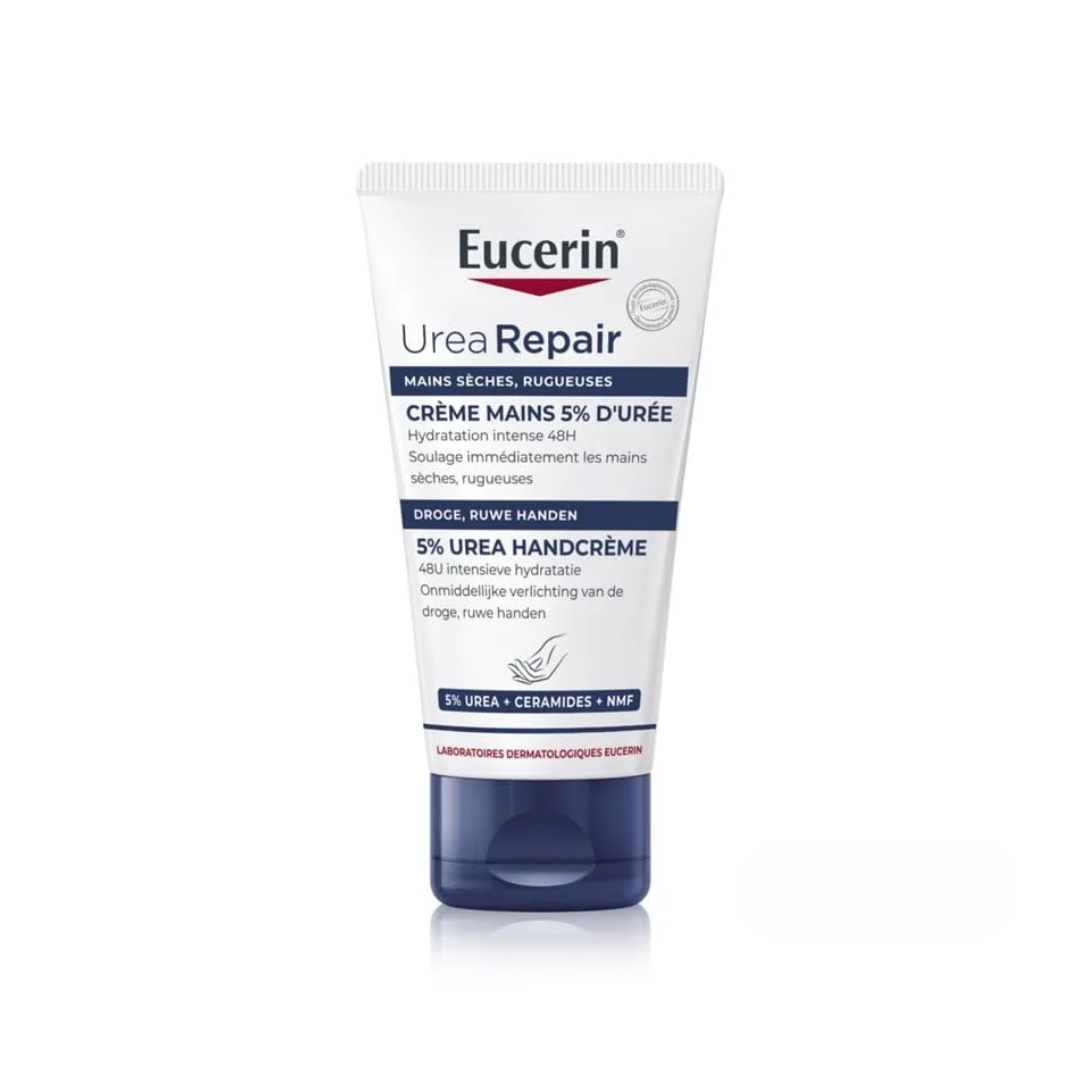Eucerin UreaRepair PLUS Crème Mains 5% Urée – hydrate et répare peaux sèches – Tunisie