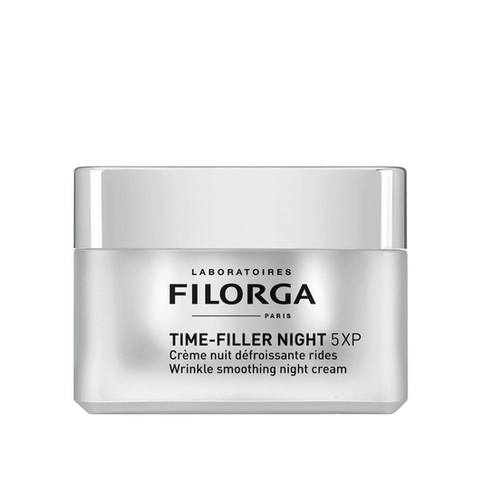 FILORGA Time-Filler Night 5XP Crème Nuit Tunisie – crème de nuit anti-rides multi-correction, soin visage lissant et régénérant anti-âge, cosmétique française haut de gamme FILORGA, parapharmacie en ligne Tunisie Lac 2, produits FILORGA originaux pas cher Tunisie, acheter crème de nuit Time-Filler Night en Tunisie sur laparadulac.com