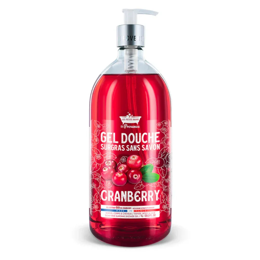 LES PETITS BAINS DE PROVENCE Gel Douche Cranberry Tunisie original authentique - parapharmacie en ligne La Para Du Lac