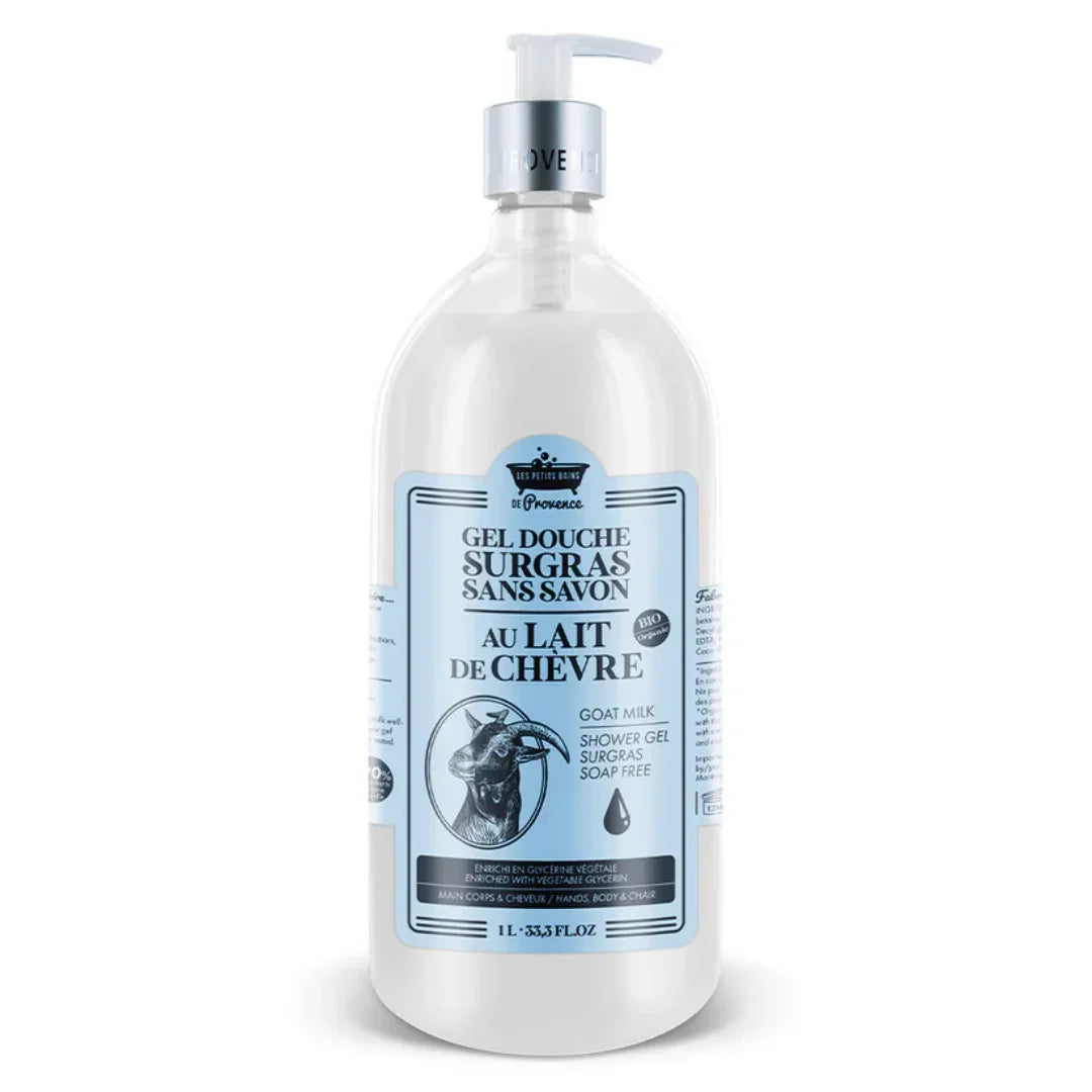 LES PETITS BAINS DE PROVENCE Gel Douche Lait De Chèvre Bio Tunisie original authentique - parapharmacie en ligne La Para Du Lac
