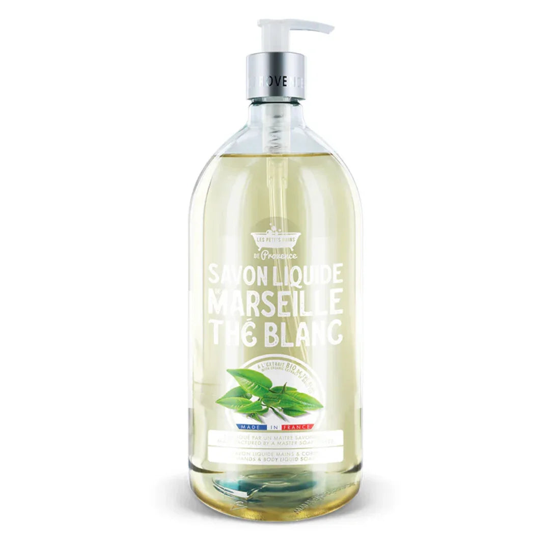 LES PETITS BAINS DE PROVENCE Savon Liquide Thé Blanc Tunisie original authentique - parapharmacie en ligne La Para Du Lac