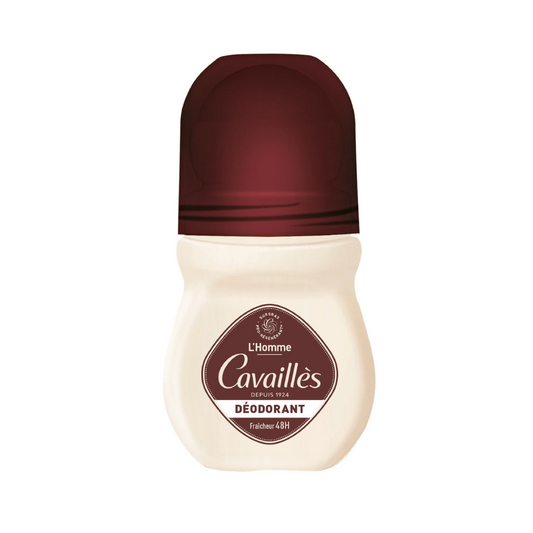 Déodorant homme Rogé Cavaillès fraîcheur 48h citron romarin sur laparadulac.com, parapharmacie Tunisie, soin naturel et efficace.