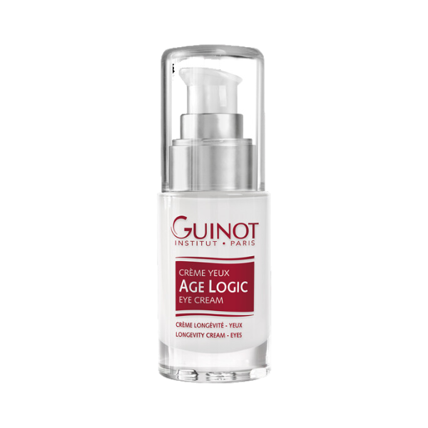 GUINOT Crème Yeux Age Logic – soin contour des yeux anti-âge et anti-rides, crème régénérante regard, cosmétique française Guinot, parapharmacie en ligne Tunisie, produits de beauté hydratants et éclaircissants, soins visage professionnels, acheter Guinot Tunisie sur laparadulac.com