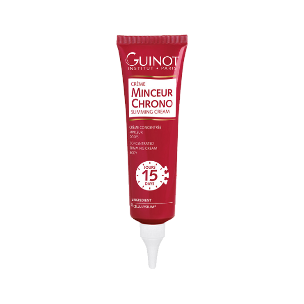 GUINOT Minceur Chrono Logic – sérum minceur intensif jour et nuit, soin amincissant et raffermissant corps, anti-cellulite et anti-capitons, cosmétique française Guinot, parapharmacie en ligne Tunisie, produits minceur et beauté corps, soins professionnels, acheter Guinot Tunisie sur laparadulac.com