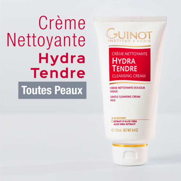 GUINOT Crème Nettoyante Hydra Tendre 150ml – Crème nettoyante douce pour tous les types de peau, même les plus sensibles. Disponible sur laparadulac.com, la meilleure parapharmacie en Tunisie. Commandez dès maintenant et profitez de la livraison rapide partout en Tunisie."