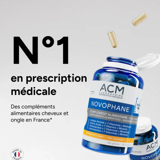 ACM Novophane Cheveux Et Ongles Tunisie original authentique - parapharmacie en ligne La Para Du Lac