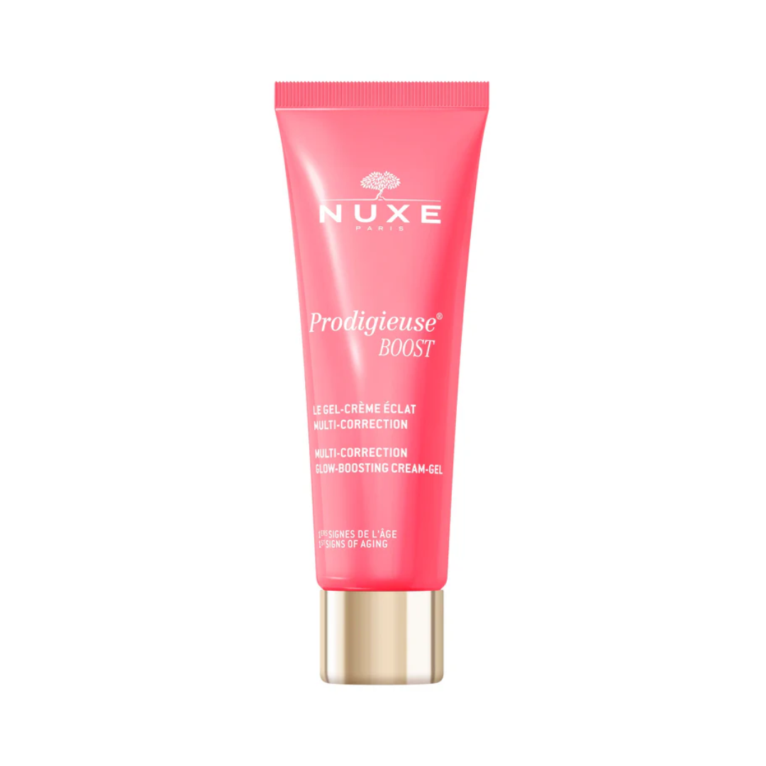 Gel-crème NUXE Prodigieuse Boost éclat 40ml disponible sur laparadulac.com – soin visage éclat en parapharmacie Tunisie