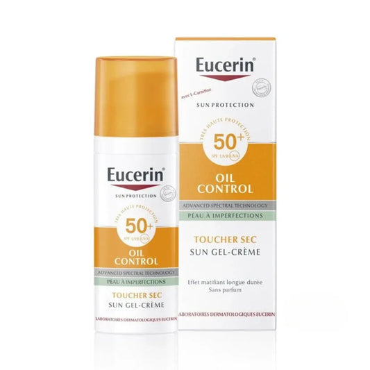 EUCERIN Pack Oil Control Écran SPF50+ & Gommage DermoPure Tunisie original authentique - parapharmacie en ligne La Para Du Lac