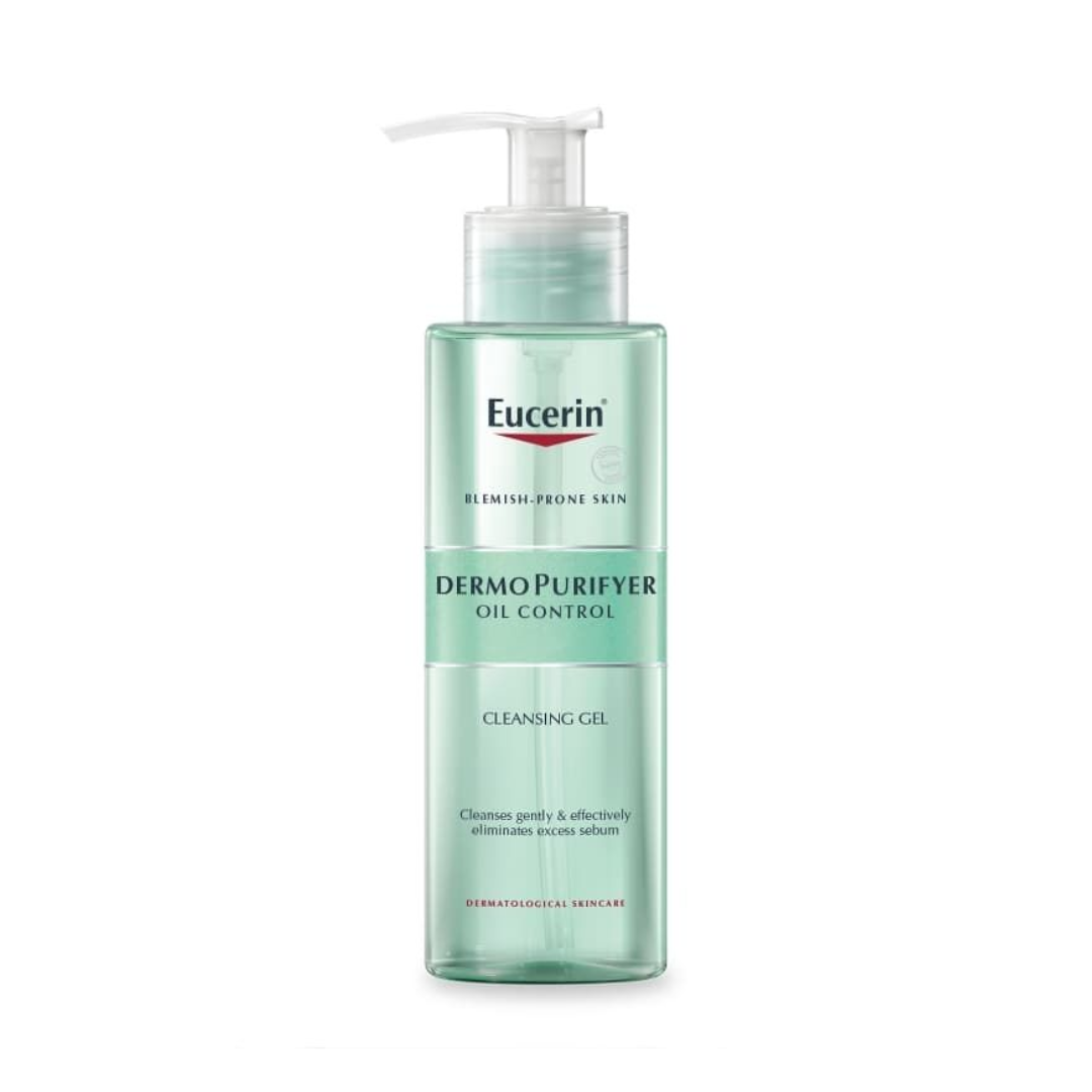 EUCERIN DermoPurifyer Gel Nettoyant Tunisie – gel nettoyant visage peau grasse et acnéique, soin purifiant anti-imperfections et sébo-régulateur, dermocosmétique Eucerin, parapharmacie en ligne Tunisie Lac 2, produits EUCERIN originaux pas cher Tunisie, acheter gel nettoyant DermoPurifyer Eucerin en Tunisie sur laparadulac.com