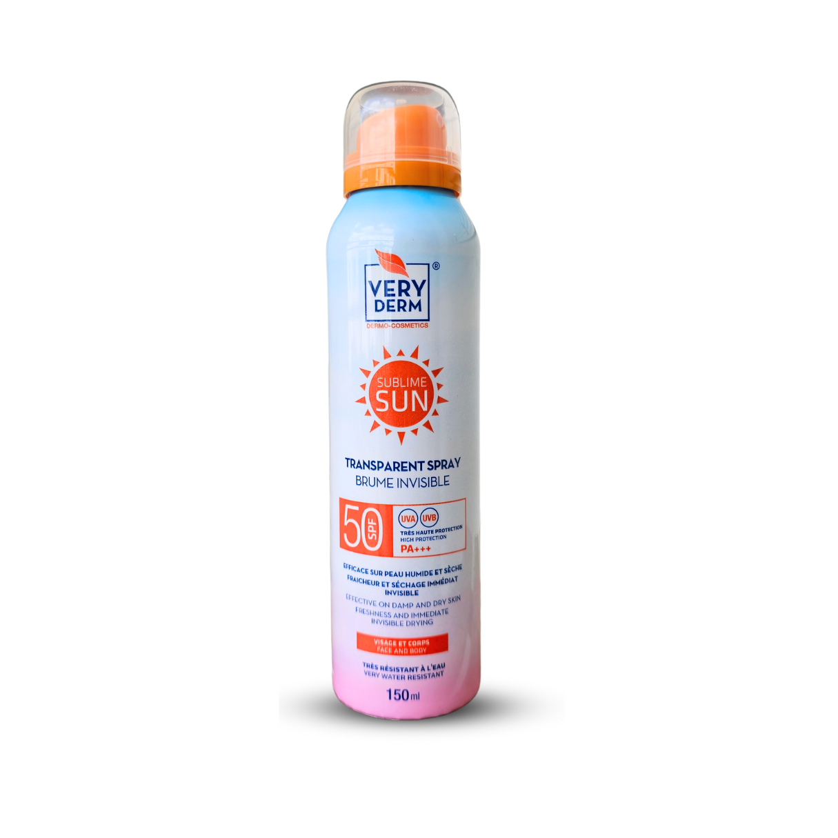 Découvrez le pack solaire Very Derm sur laparadulac.com, votre référence en parapharmacie Tunisie. Profitez d’une brume transparente SPF50+ pour visage et corps, accompagnée d’une huile offerte au choix : Monoï, Or ou Bronze. Un duo estival parfait pour protéger, hydrater et sublimer votre peau tout l'été.