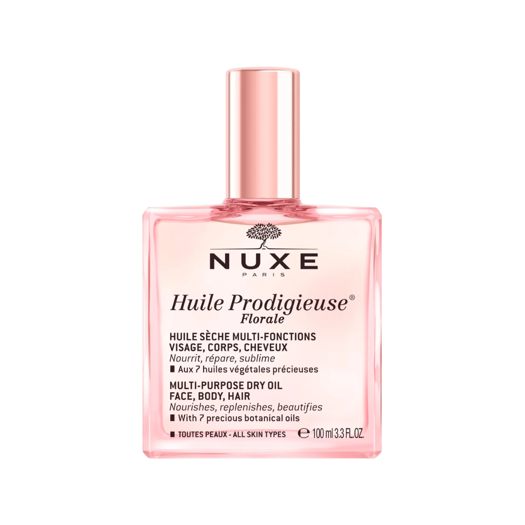 Huile Prodigieuse Florale NUXE multi-usages disponible sur laparadulac.com – soin naturel parapharmacie Tunisie visage corps cheveux