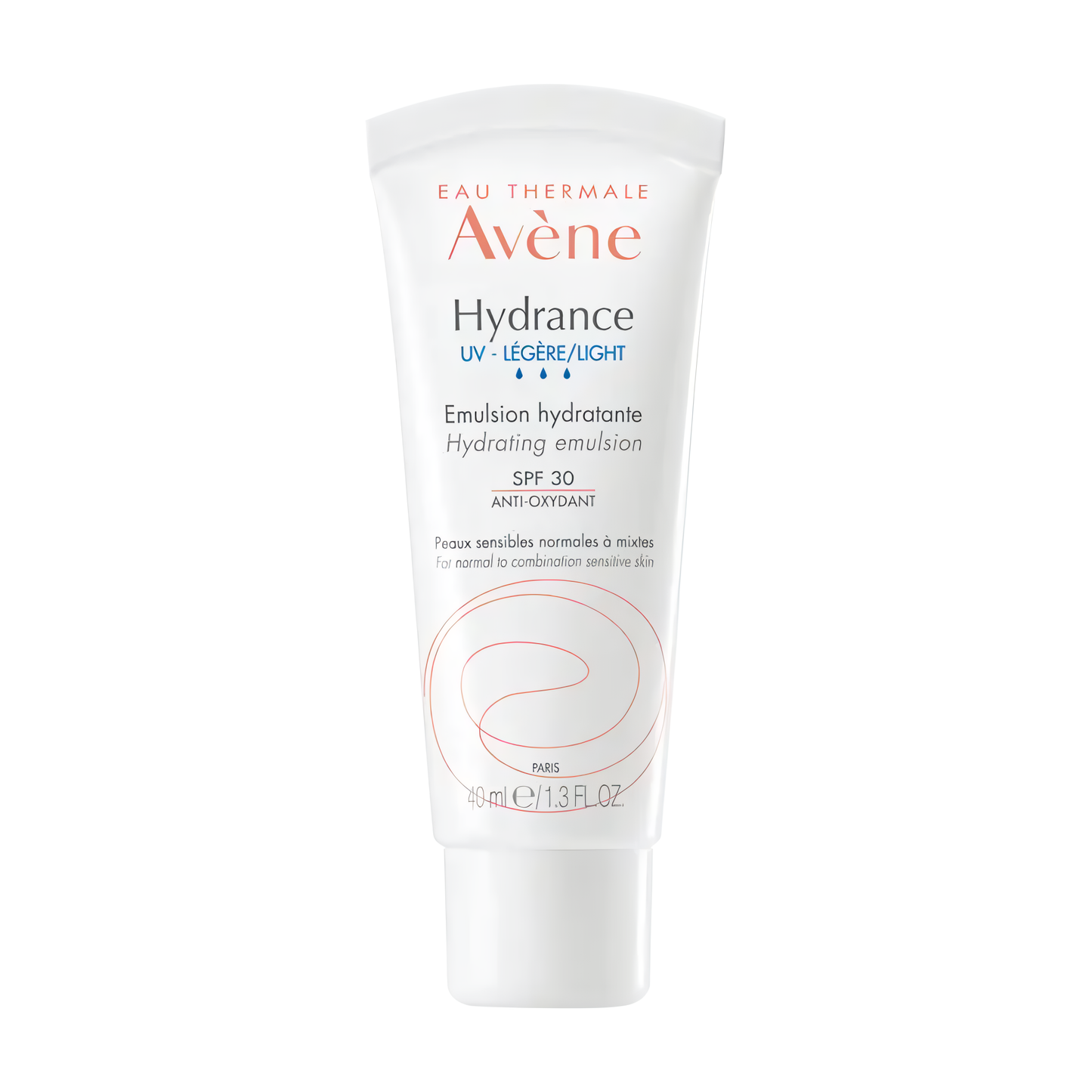 Emulsion Avène Hydrance UV Légère SPF30 visage – hydratante + protection solaire – parapharmacie Tunisie laparadulac.com