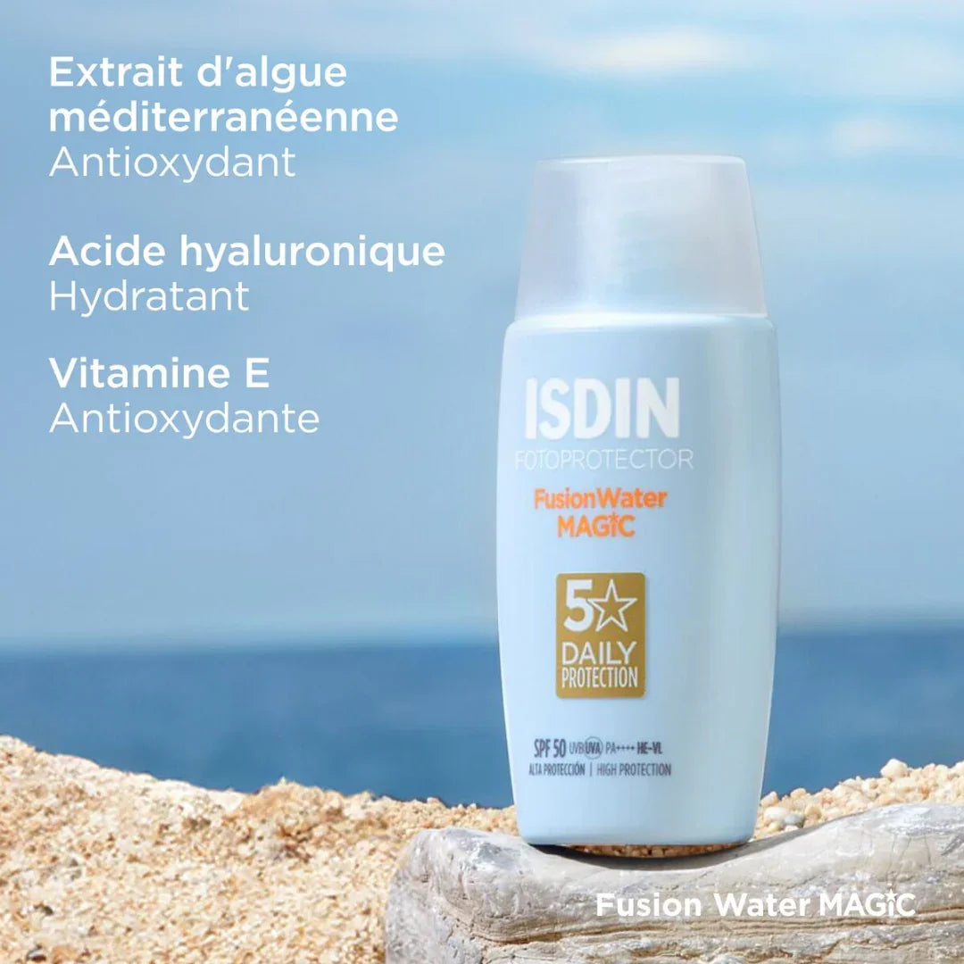 ISDIN Fusion Water Magic SPF50 Tunisie original authentique - parapharmacie en ligne La Para Du Lac
