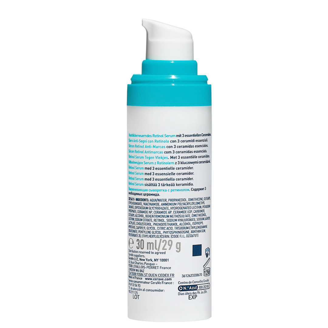 Sérum Rétinol Anti-Marques CeraVe – soin resurfaçant anti-imperfections – parapharmacie en ligne Tunisie – laparadulac.com