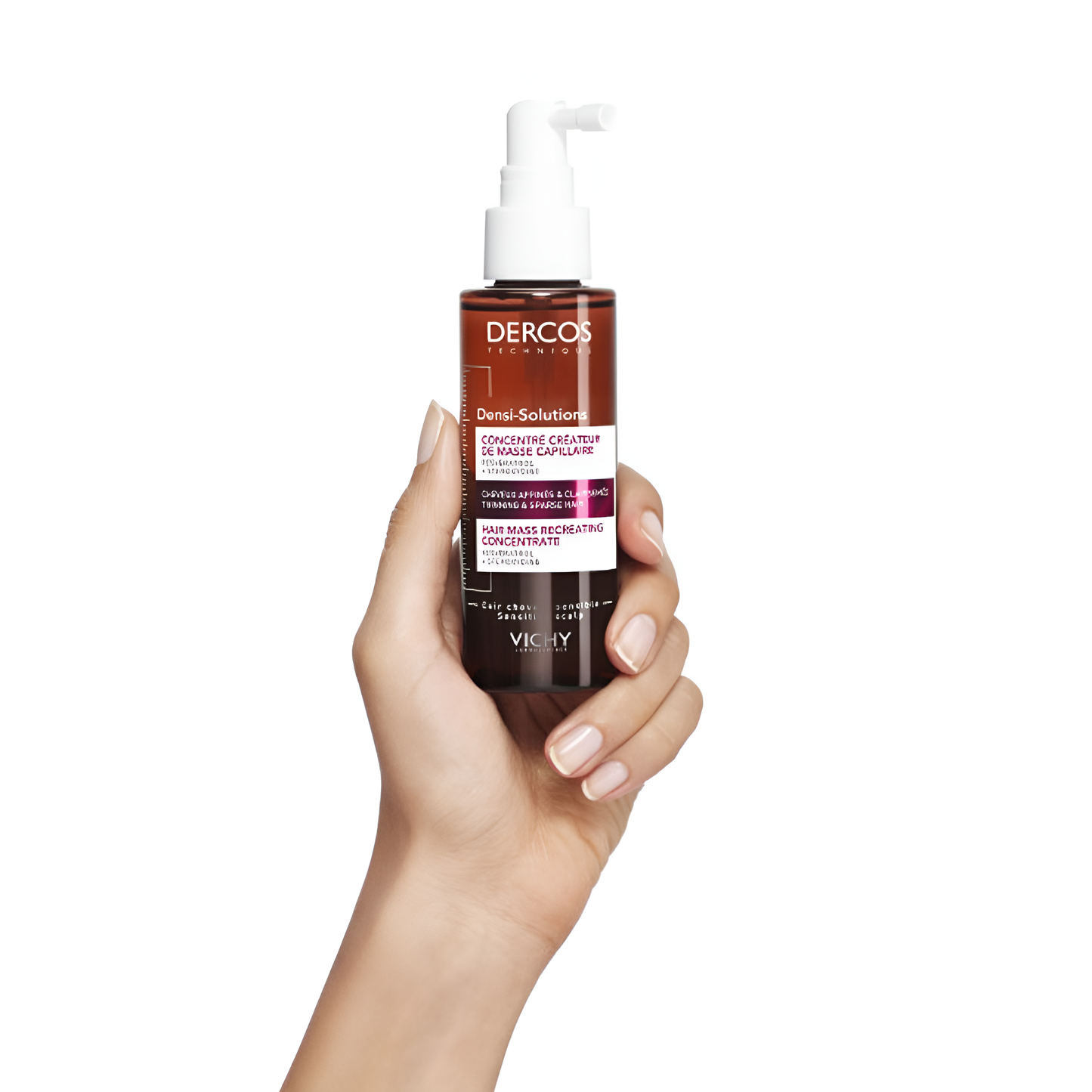 Concentré Dercos Densi-Solutions pour cheveux clairsemés, disponible sur laparadulac.com, parapharmacie Tunisie pour cuir chevelu affiné à Tunis.