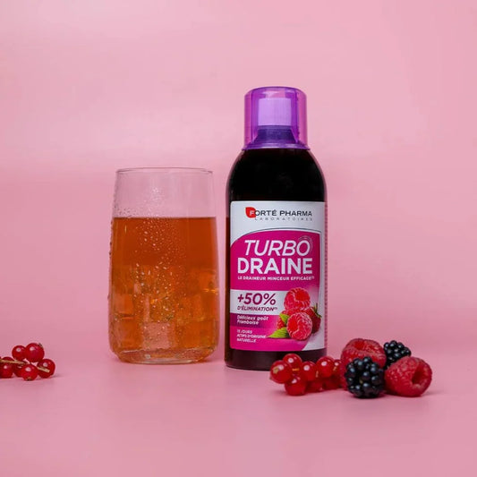 FORTÉ PHARMA Turbodraine Goût Framboise Tunisie original authentique - parapharmacie en ligne La Para Du Lac