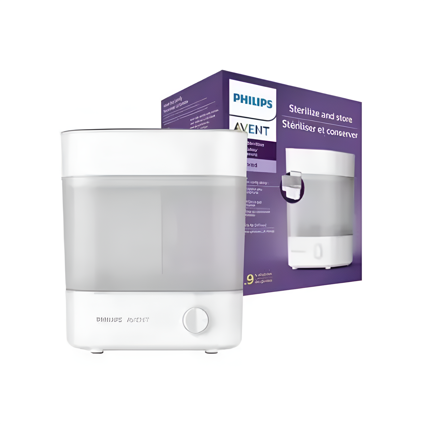 Stérilisateur électrique vapeur Philips Avent 6 biberons sur laparadulac.com, parapharmacie Tunisie.