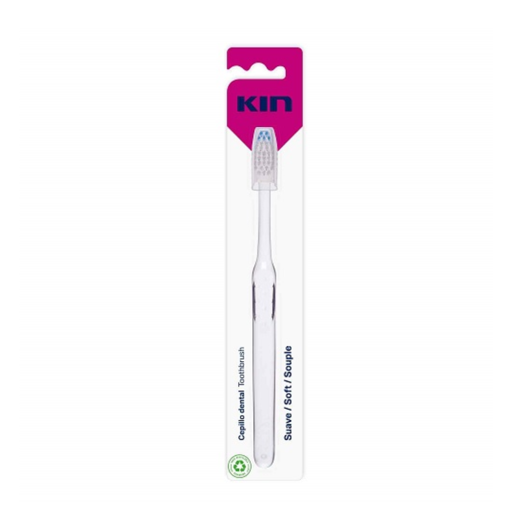 Kin brosse à dents souple, tête compacte et poils doux pour hygiène bucco-dentaire quotidienne | parapharmacie Tunisie | laparadulac.com