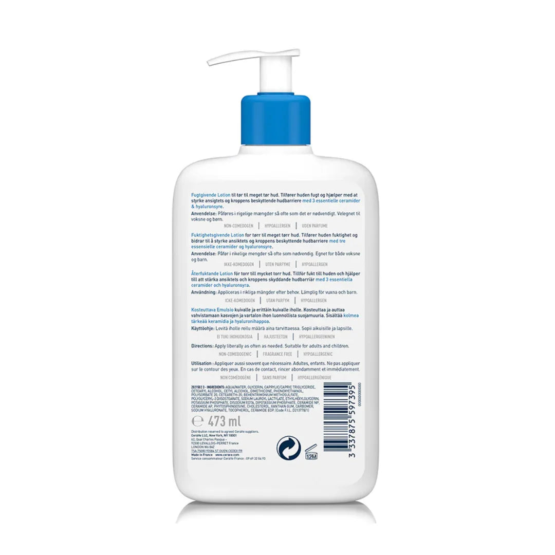 CERAVE Lait Hydratant Corps Tunisie original authentique - parapharmacie en ligne La Para Du Lac