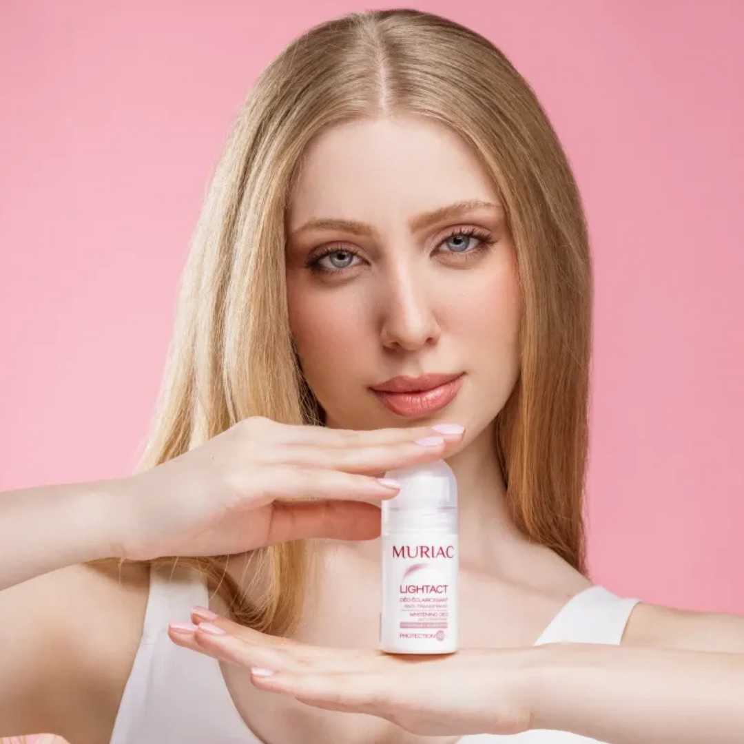 MURIAC DEO ÉCLAIRCISSANT 50ML anti-transpirant – disponible sur laparadulac.com, idéal pour peaux sensibles en Tunisie.