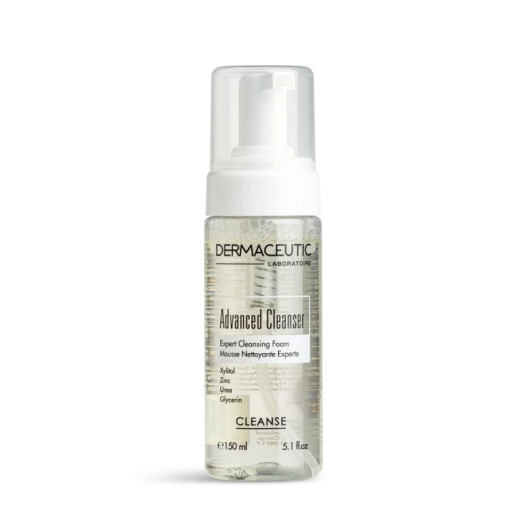 Mousse nettoyante Dermaceutic Advanced Cleanser 150ml en vente sur laparadulac.com, parapharmacie Tunisie – acides exfoliants et apaisants.