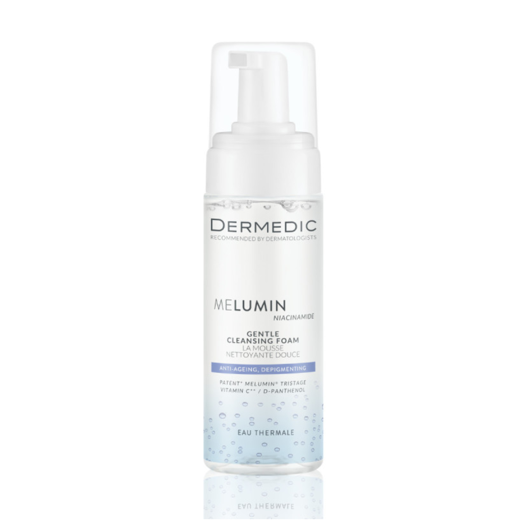 Mousse nettoyante Dermedic Melumin anti-tache visage, en vente sur laparadulac.com, parapharmacie Tunisie.