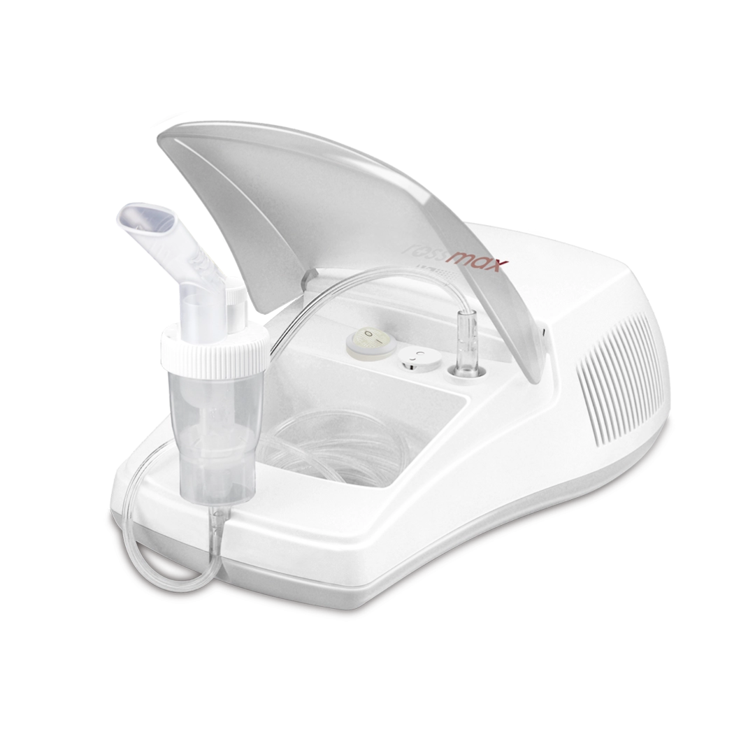 Nébuliseur Rossmax NA100 haute performance, en vente sur laparadulac.com, parapharmacie Tunisie pour traitements respiratoires.