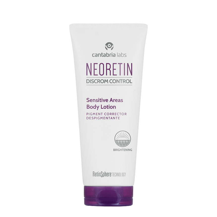 NEORETIN DISCROM CONTROL Sensitive Areas – lotion anti-taches pour zones sensibles du corps – disponible sur laparadulac.com, parapharmacie en Tunisie