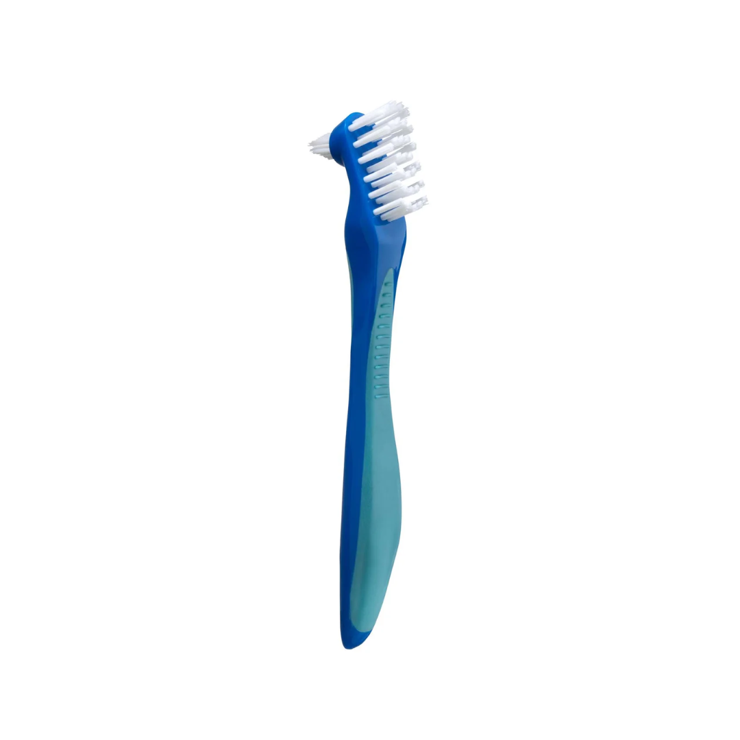 Brosse à dents GUM pour prothèse dentaire, disponible sur laparadulac.com, parapharmacie Tunisie spécialisée en soins bucco-dentaires