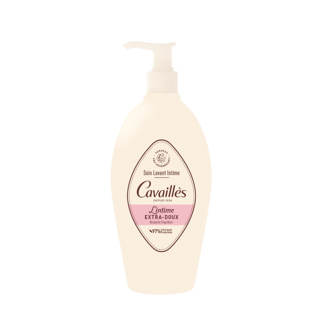 Soin toilette intime Rogé Cavaillès Extra Doux 250ml sur laparadulac.com, parapharmacie Tunisie, confort quotidien et protection naturelle.