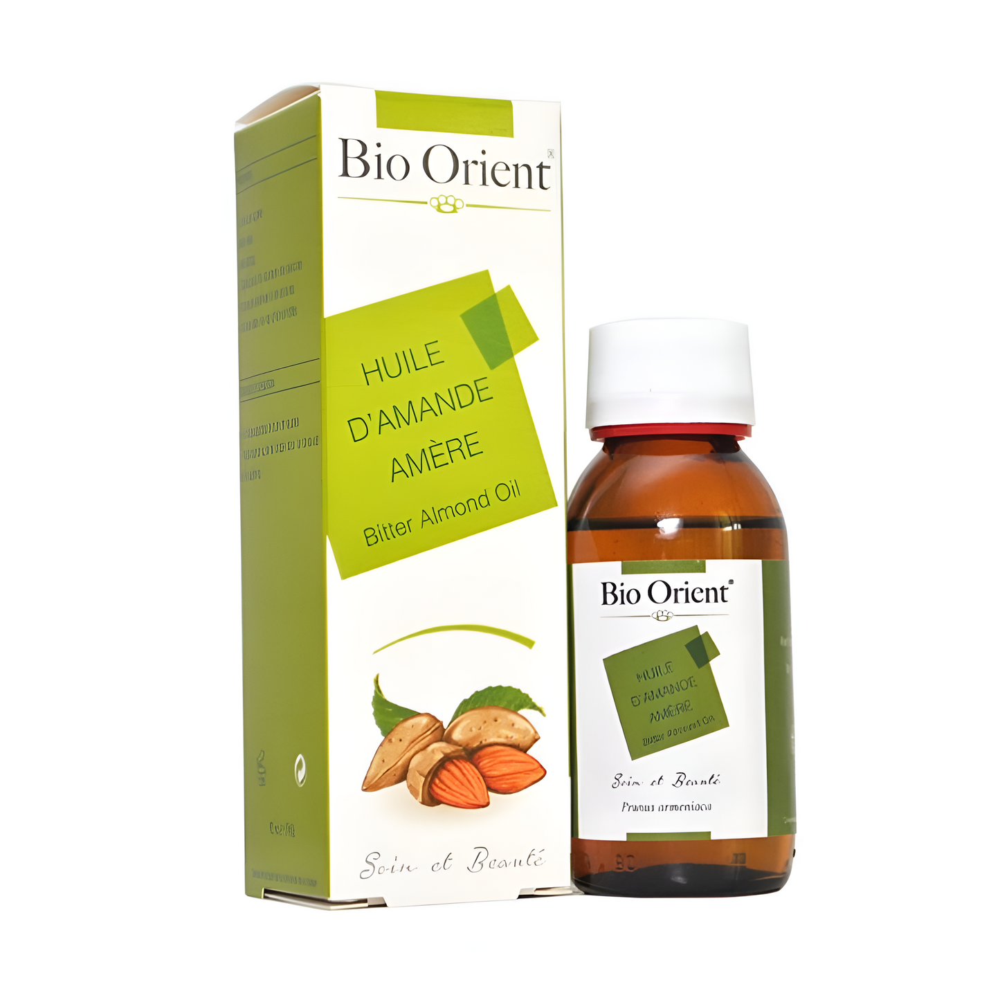 Huile végétale d’amande amère Bio Orient – soin peau et cheveux – 10ml ou 90ml