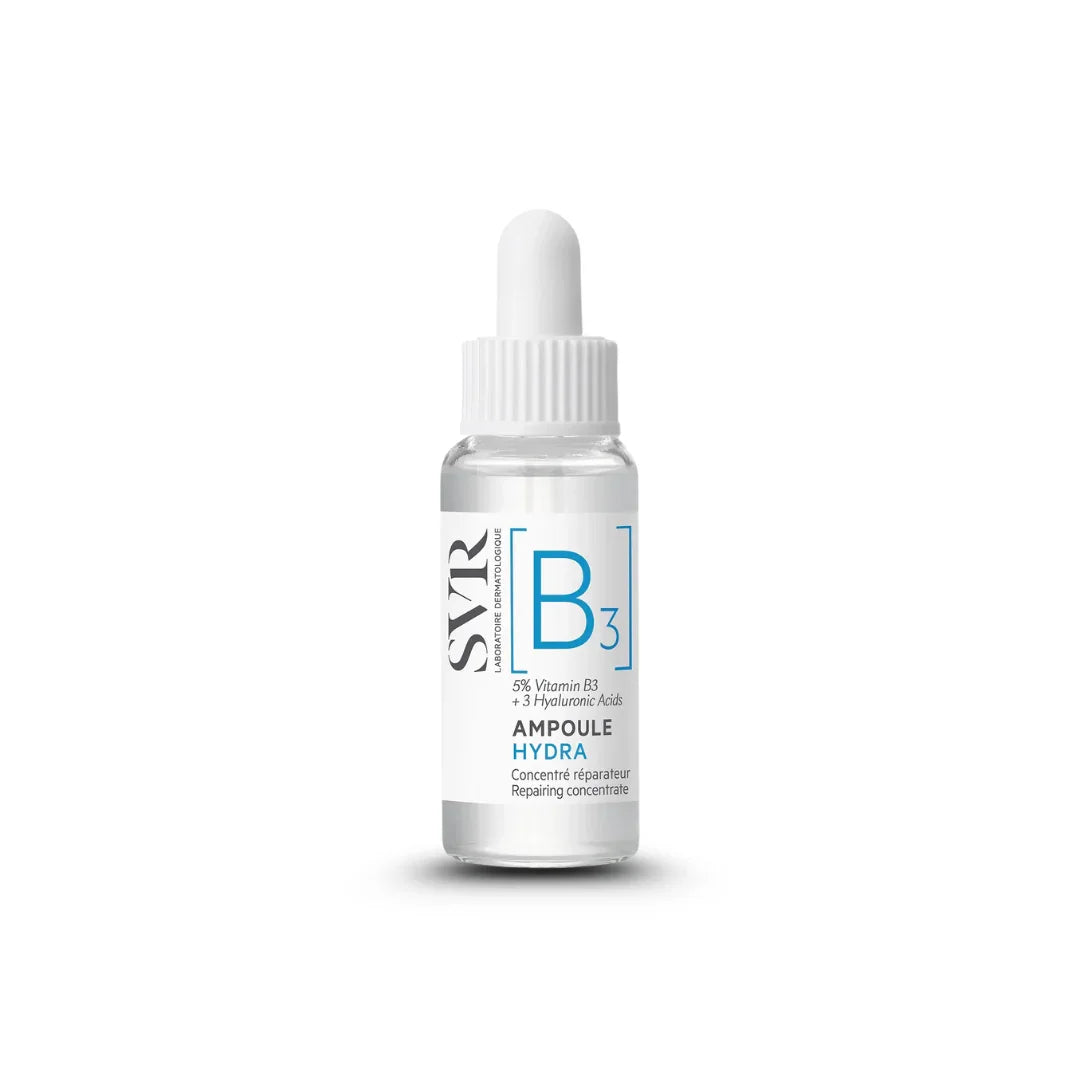 SVR Ampoule Hydra 5% Vitamine B3 + 3 Acides Hyaluroniques, concentré réparateur hydratant | La Para Du Lac