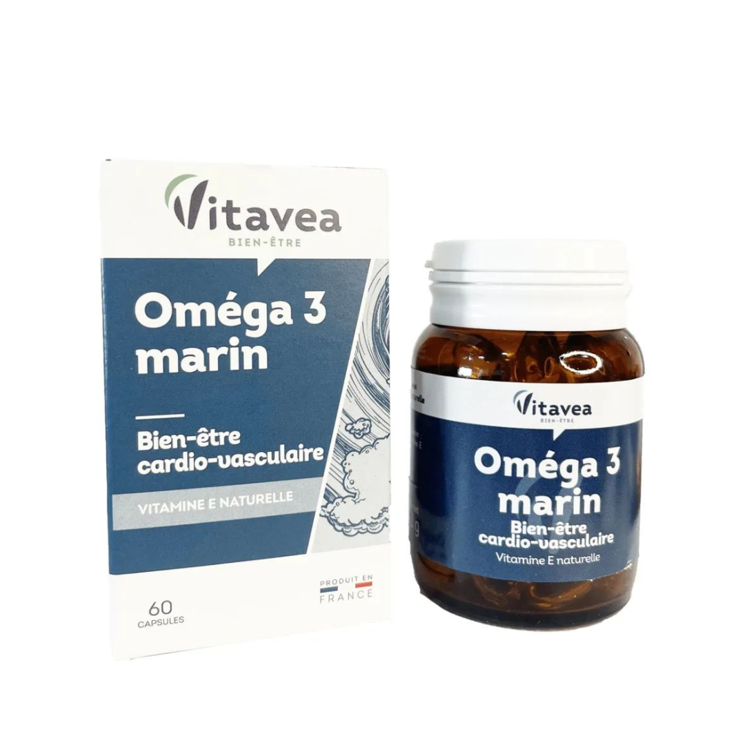 Instructions d’usage des capsules Oméga 3 Vitavea. parapharmacie Tunisie sur laparadulac.com