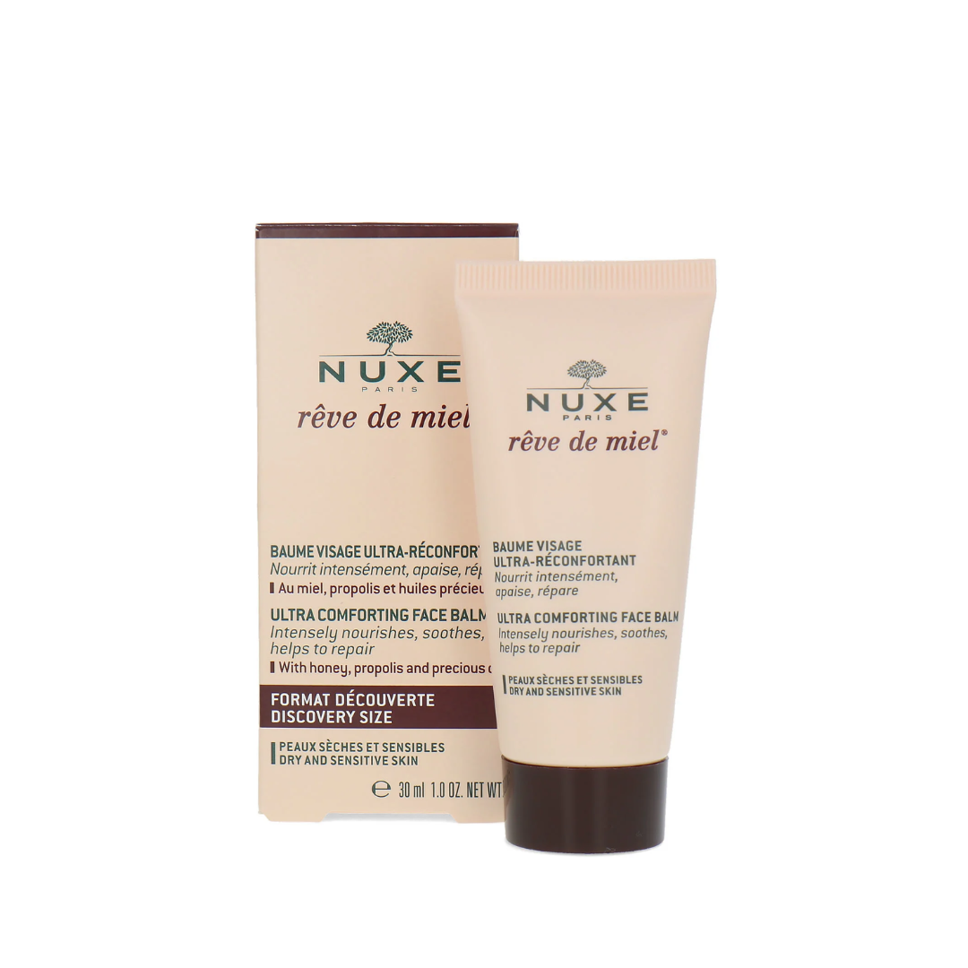 Baume visage Rêve de Miel NUXE 30 ml ou 50 ml disponible sur laparadulac.com – soin ultra‑nourrissant parapharmacie Tunisie