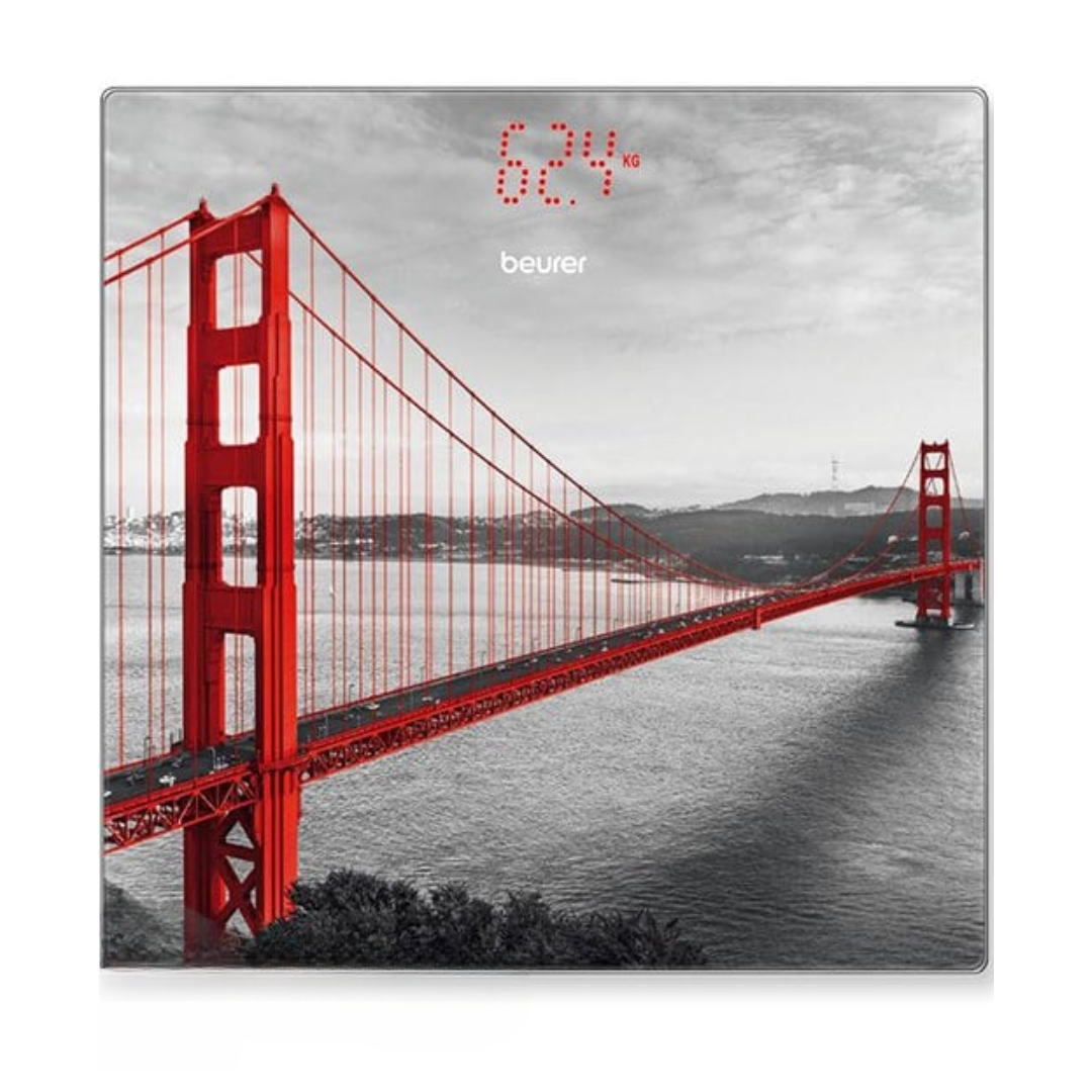 Pèse-personne BEURER GS215 design San Francisco – parapharmacie Tunisie sur laparadulac.com