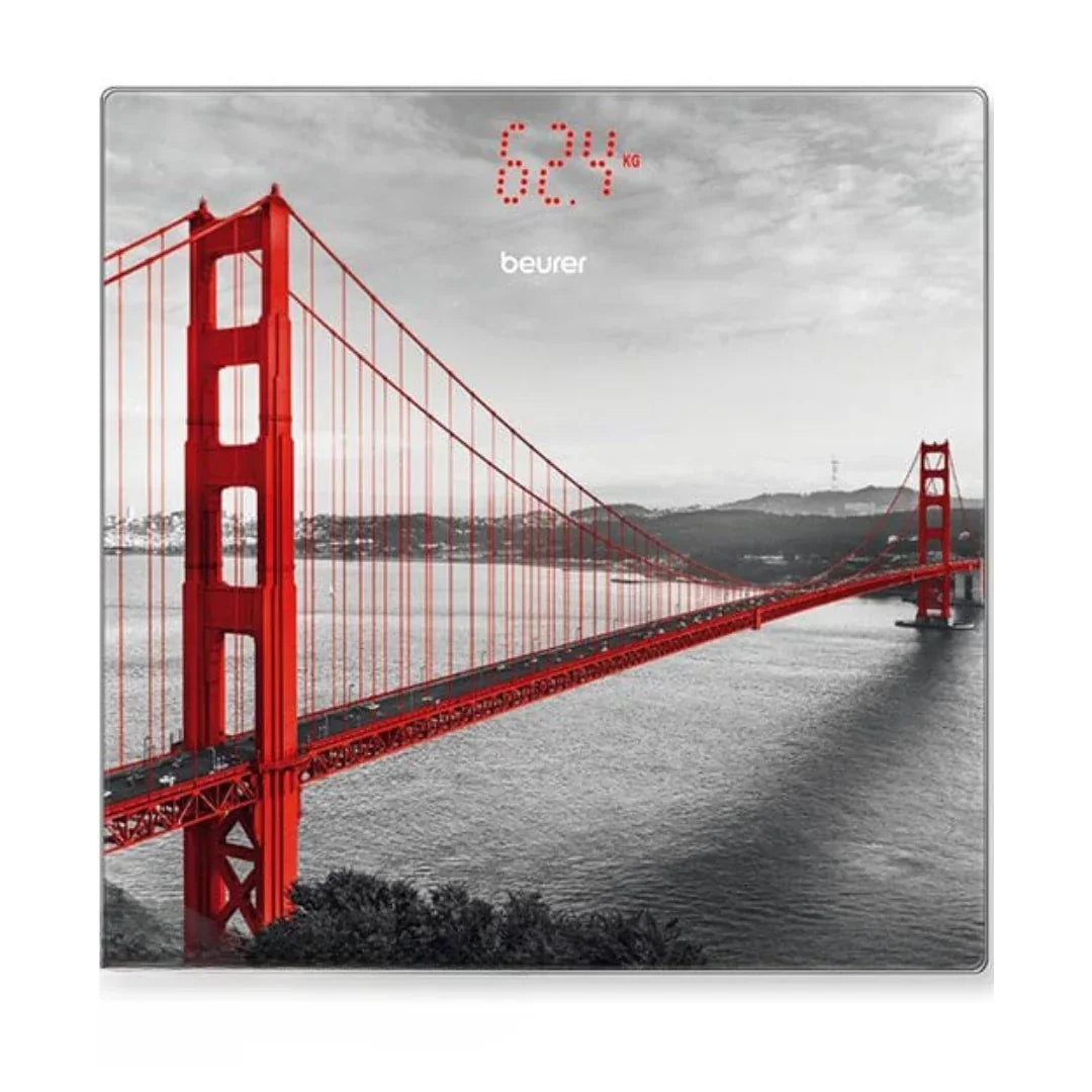 BEURER Gs 215 Pese Personne En Verre San Francisco Tunisie original authentique - parapharmacie en ligne La Para Du Lac
