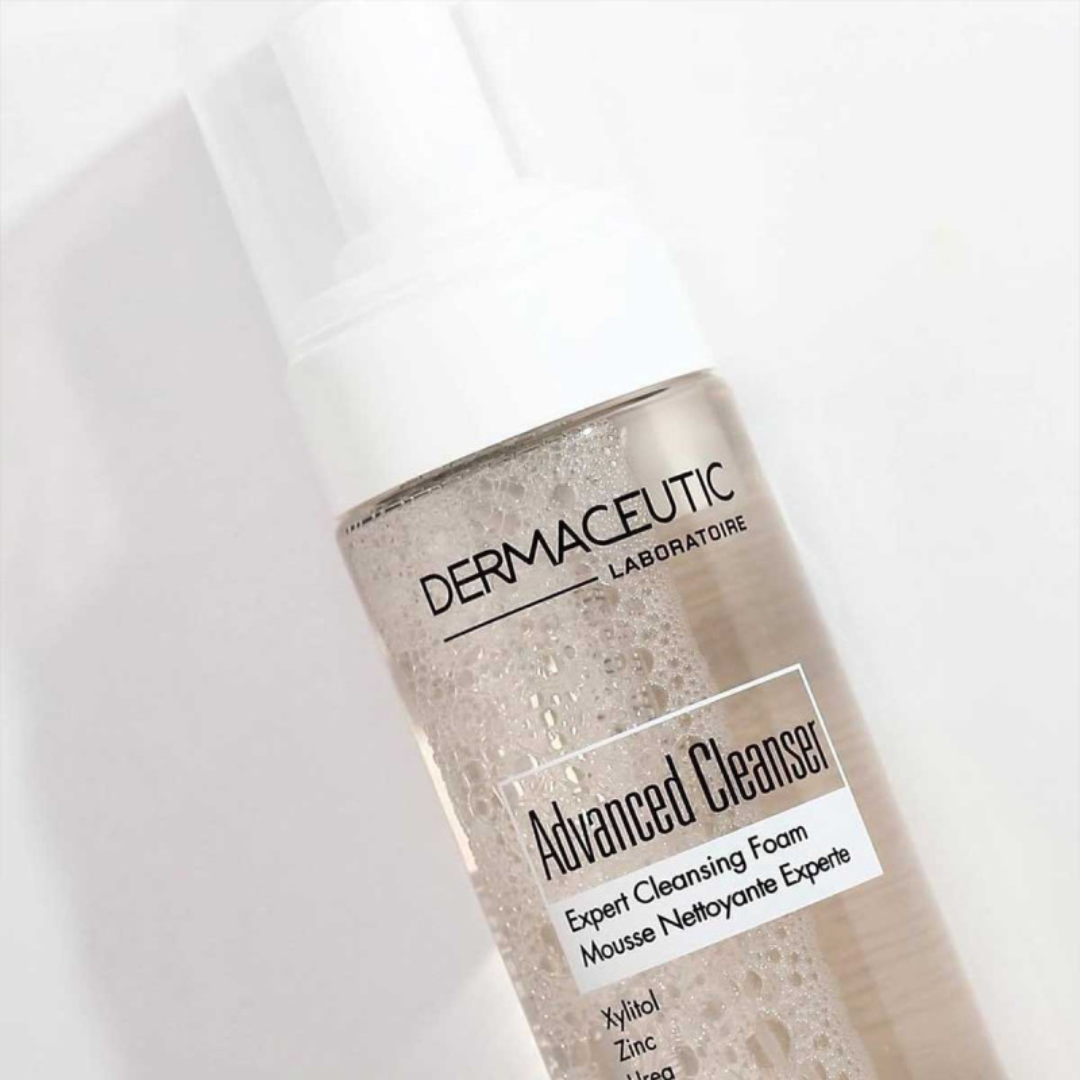 Mousse nettoyante Dermaceutic Advanced Cleanser 150ml en vente sur laparadulac.com, parapharmacie Tunisie – acides exfoliants et apaisants.