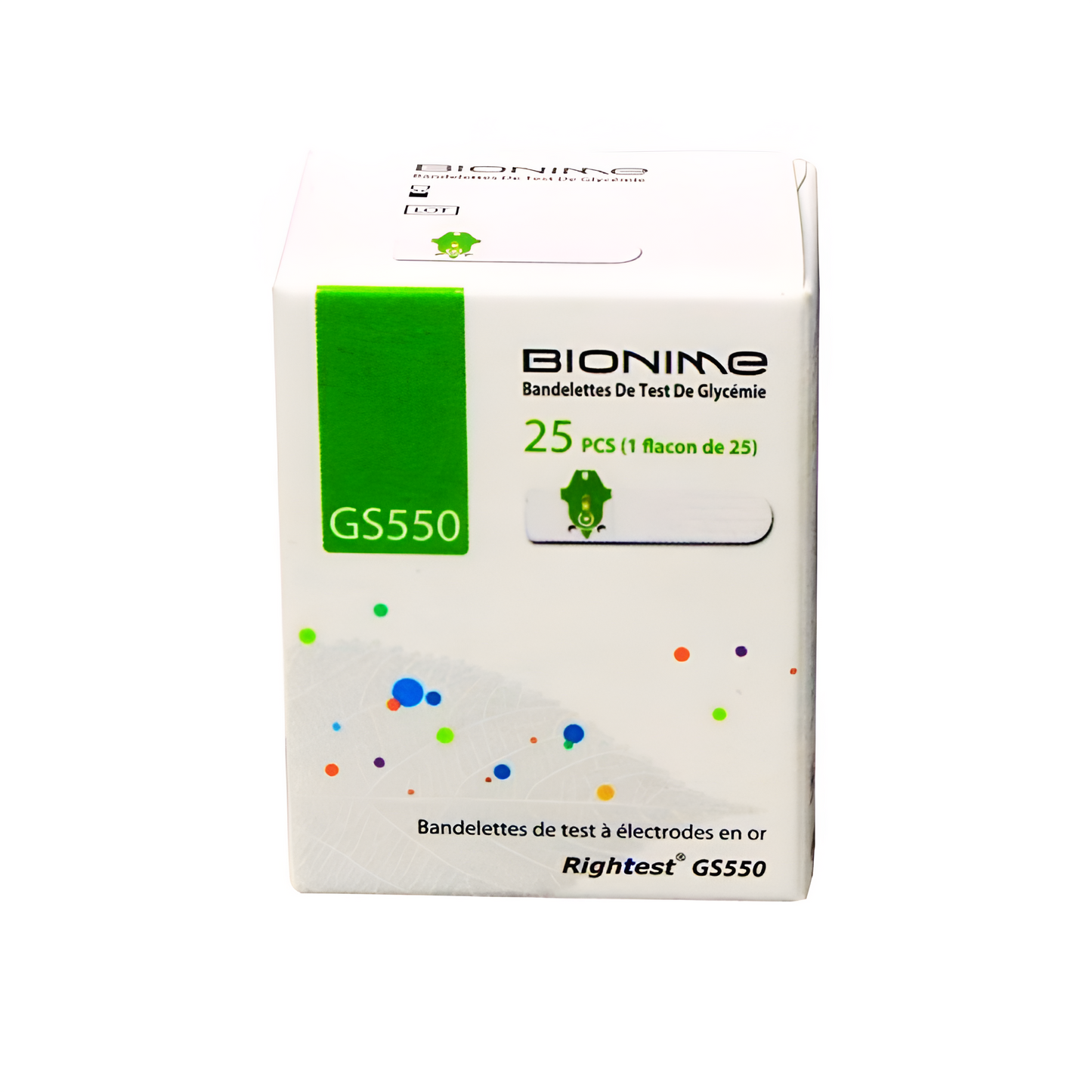 Bandelettes BIONIME électrodes or glycémie – parapharmacie Tunisie sur laparadulac.com