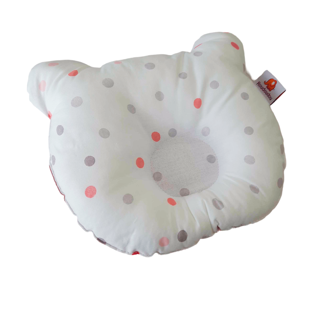 Coussin Roudoudou Anti Tête Plate sur laparadulac.com, parapharmacie Tunisie : soutien ergonomique pour crâne de bébé, prévient la plagiocéphalie.