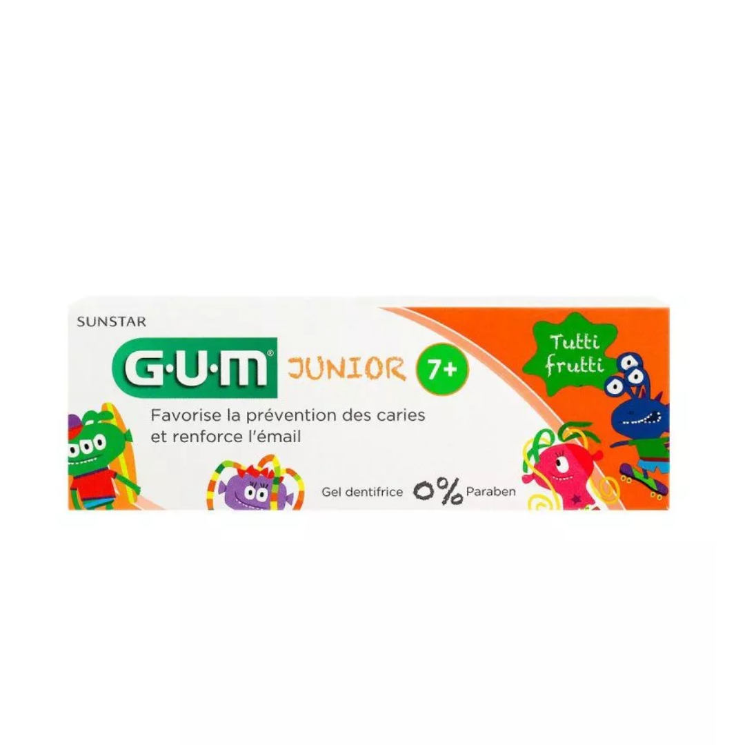 Protection dents définitives enfant GUM Junior dentifrice parapharmacie Tunisie laparadulac.com