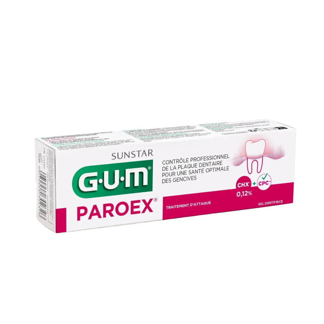 GUM Dentifrice Paroex Tunisie original authentique - parapharmacie en ligne La Para Du Lac