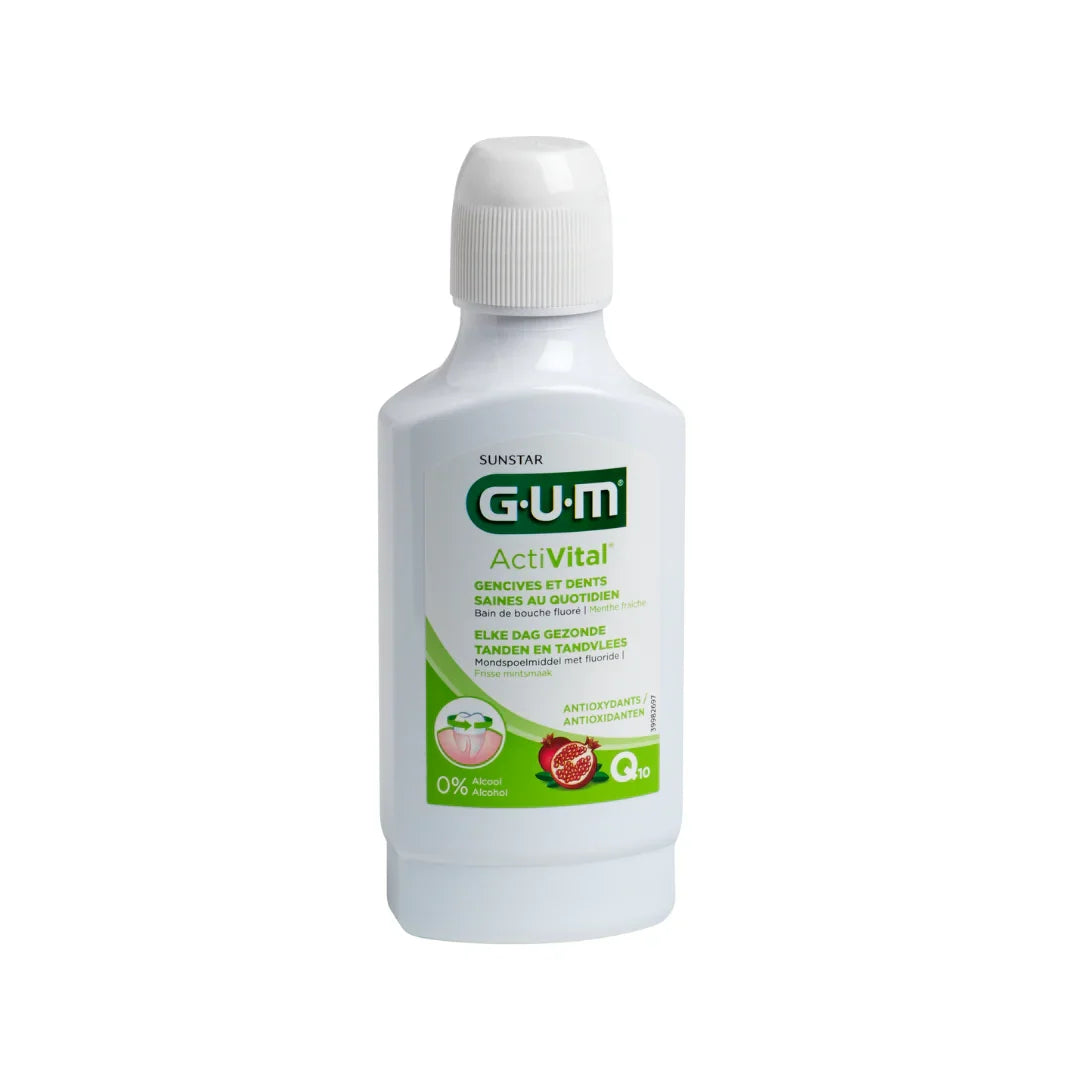 GUM Activital Q10 Bain De Bouche Tunisie original authentique - parapharmacie en ligne La Para Du Lac