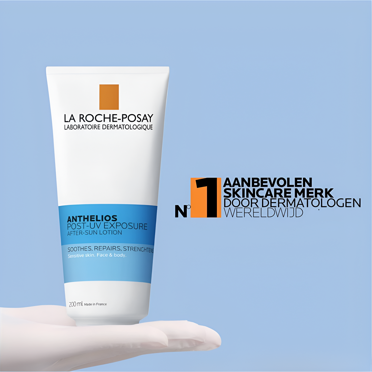 La Roche-Posay Anthelios Lait Après-Soleil 200ml – Soin apaisant peau échauffée Tunisie – disponible sur laparadulac.com